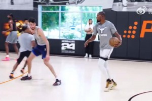 斯普利特：我们正在帮助杨瀚森把三分练得更好